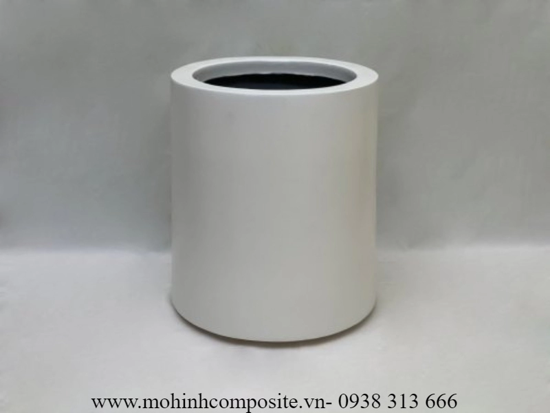 san xuat chau hoa composite theo yeu cau 2 4650 - Chậu hoa composite frp cao cấp [ H800xD300mm ]